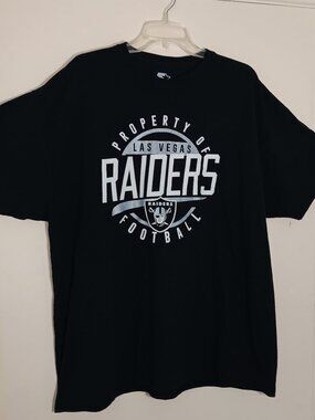 Las Vegas Raiders started Tshirt mens XXL black NFL football graphic tee